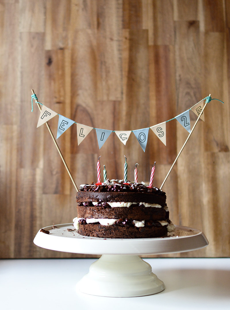 Tarta de chocolate de cumpleaños — Miss Gourmand